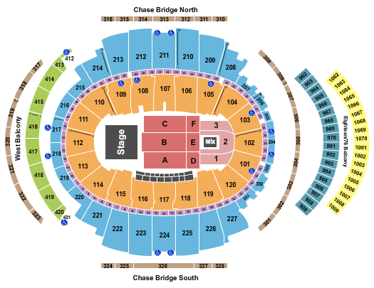 Madison Square Garden Andrea Bocelli Seating Chart